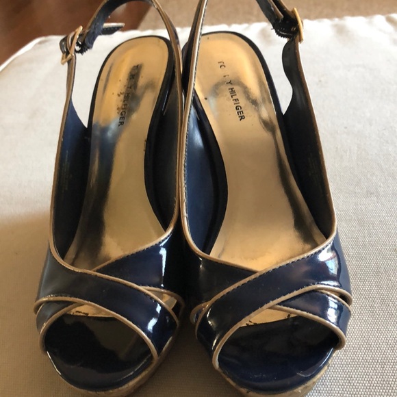 Tommy Hill figure cork wedges - Picture 2 of 4